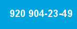 920 904-23-49 920 904-23-49